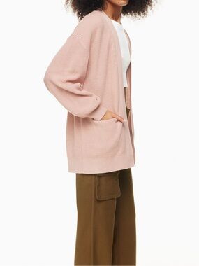 ARITZIA Wilfred Free unwind cardigan light pink - 64631